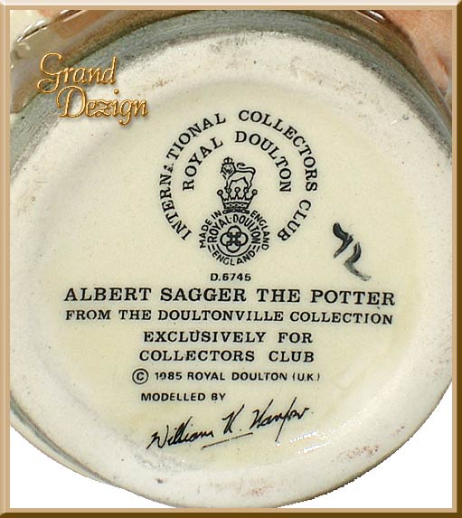 Albert Sagger the Potter D6745 - Click Image to Close