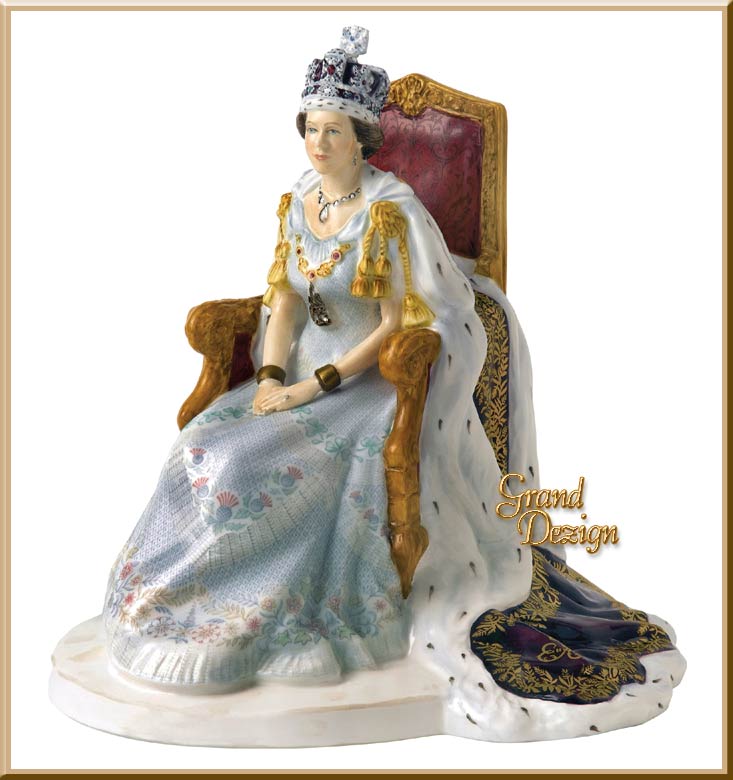 Royal Doulton Figurine Queen Elizabeth Diamond Jubilee HN5582