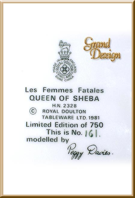 Queen of Sheba HN2328