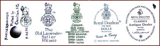 Royal Doulton Insignia, Marks & Backstamps: Royal Doulton uses the term...