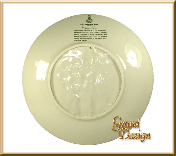 Balloon Man Collectors Plate Royal Doulton Figurine